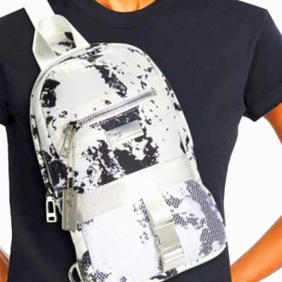 NWT One Shoulder Backpack Vintage Star 1 Strap Trendy Travel Bag Crossbody Sling - Picture 2 of 16